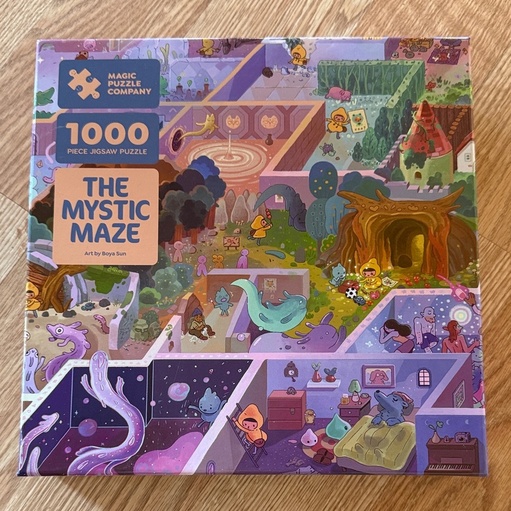 The Mystic Maze 1000-Piece Magic Puzzle 🧩 💜